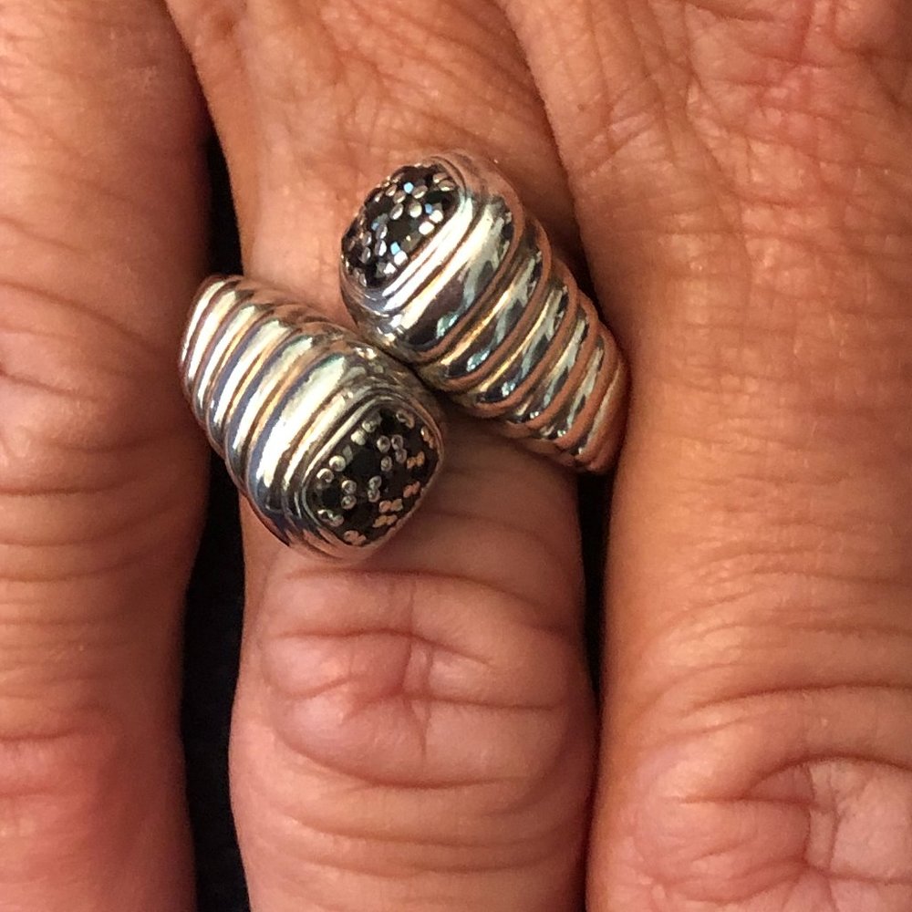 John Hardy Vintage Bedeg Black Sapphire Ring